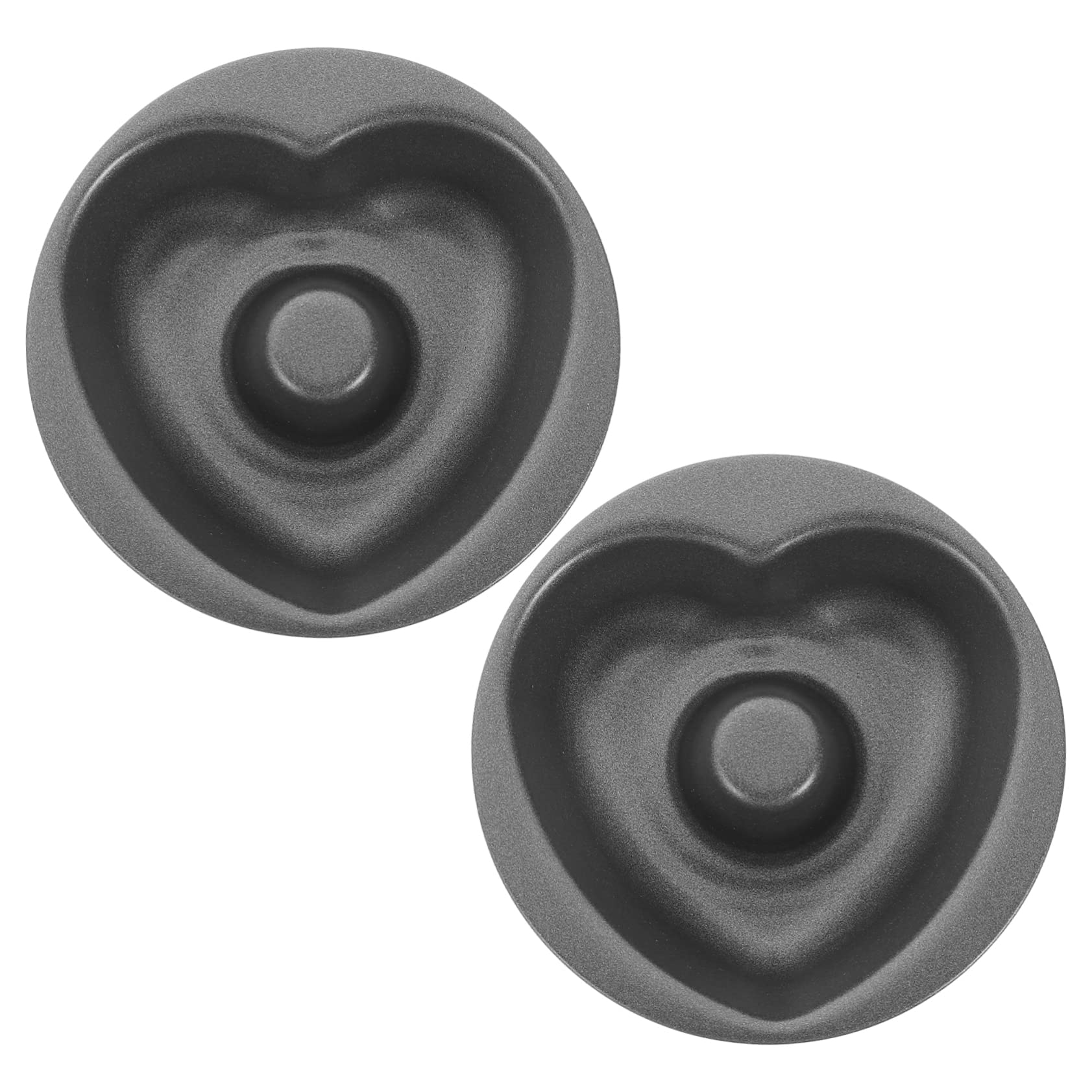 COLLBATH 5 Sätze Herzförmige Donutform Donutpfanne Backen Donutformen Backform Für Die Küche Donutform Herz Donutform Rund Antihaftbeschichtet Donuts Kuchen 2 Stücke * 5