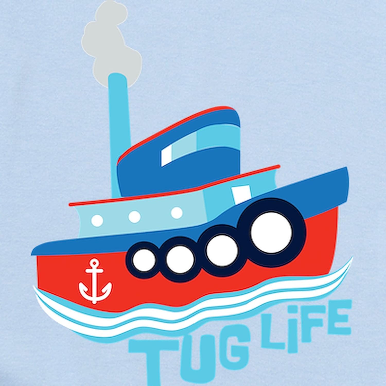 CafePress Tug Life Tugboat Infant Bodysuit Cute Infant Bodysuit Baby Romper