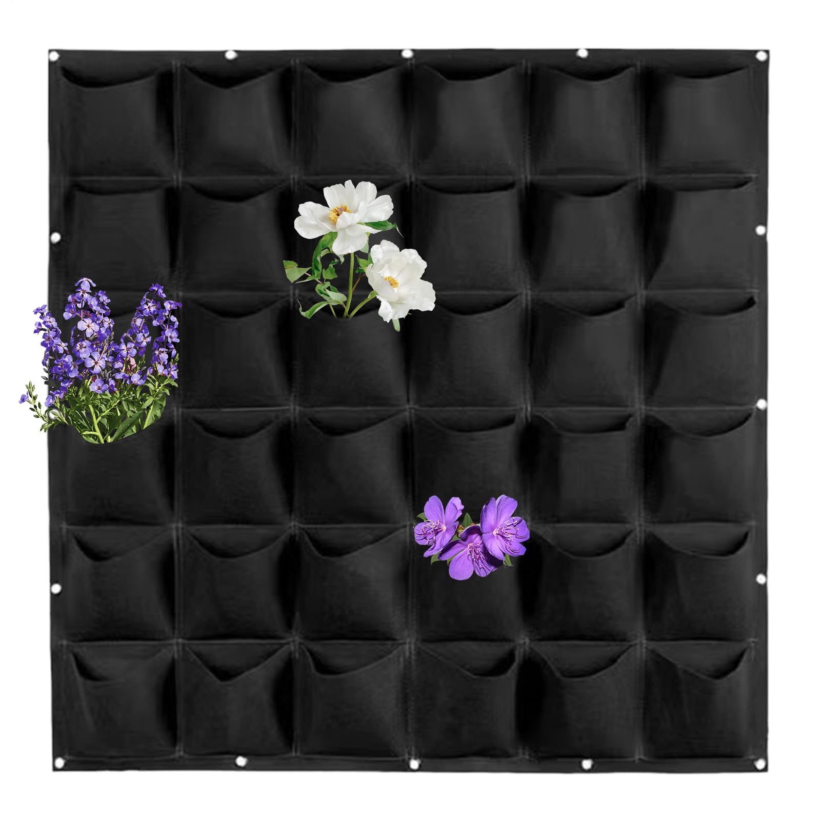 Bolsa de cultivo colgante para flores con fieltro de alta densidad