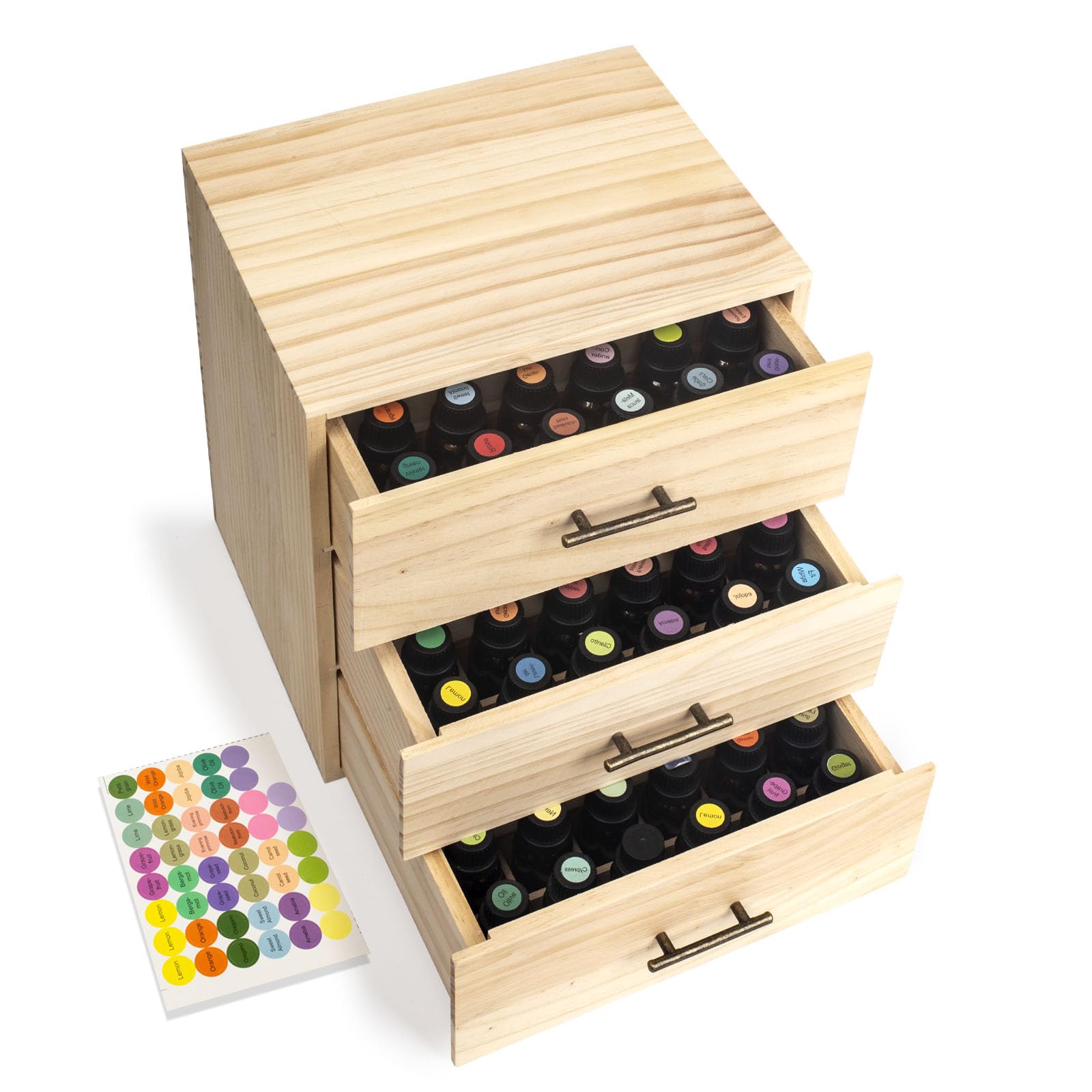 Aufbewahrungsbox für ätherische Öle aus Holz Ätherische Öle Display