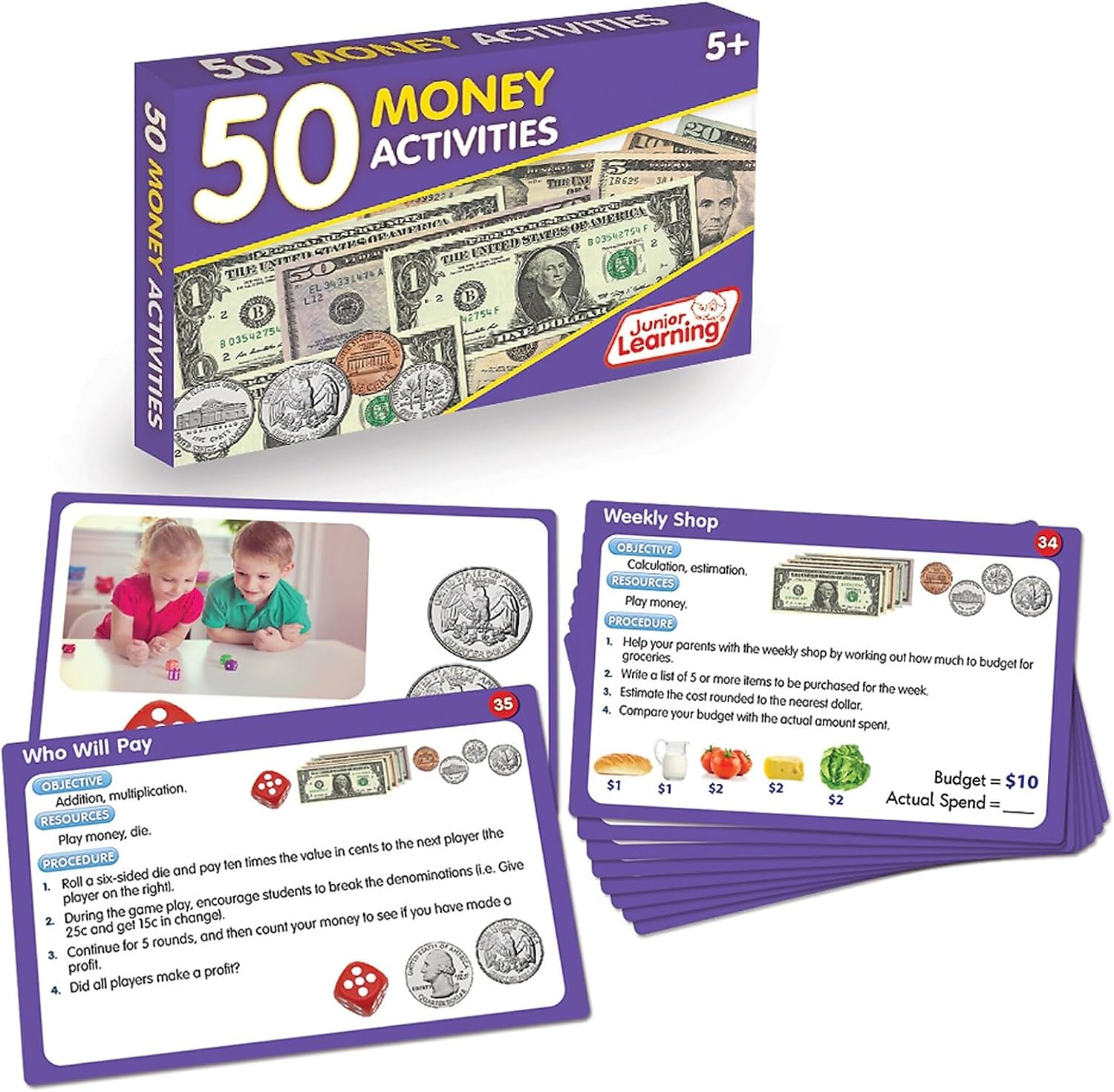 Junior Learning 50 Money Activities