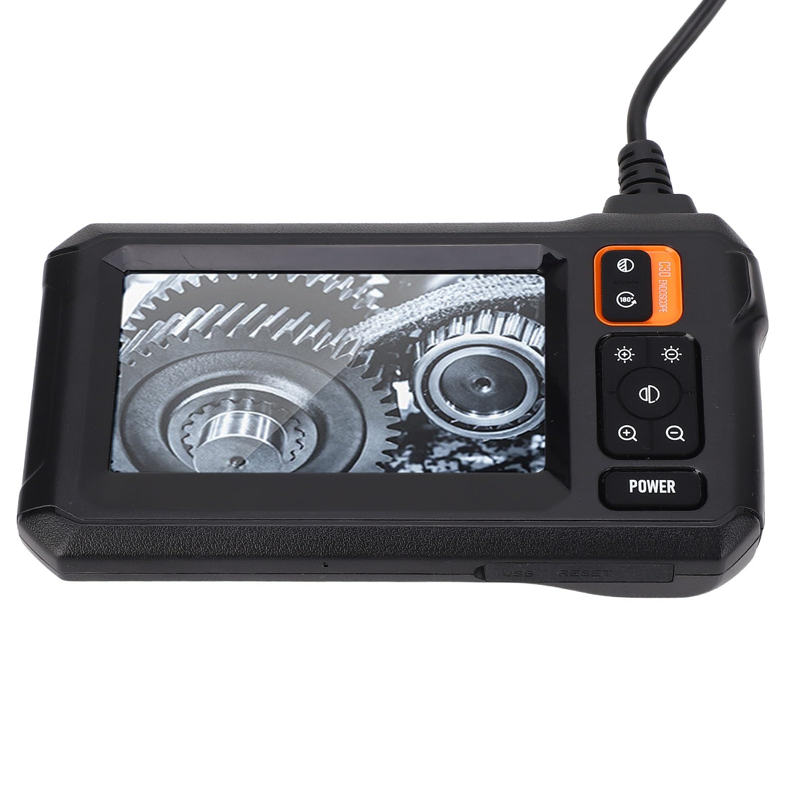 Endoscope Camera With Light, IPS HD Large Screen With LED Lights Inspection Camera Endoscope for Pipeline Inspection (5 Meters)