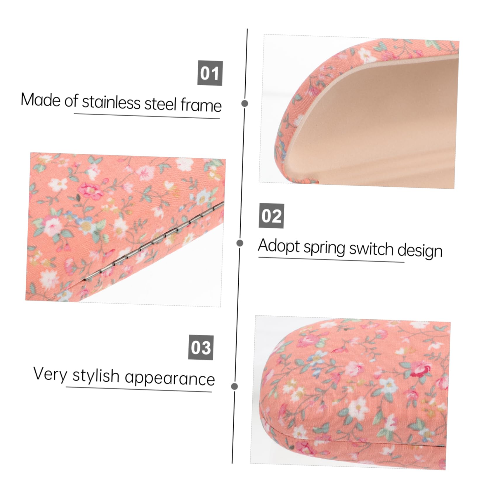 Custodia per Occhiali da Sole 4 Pezzi in Cotone, Box Creativo | Set Compatto, Accessori Hardware, per Viaggio All'aperto, Custodia per Occhiali