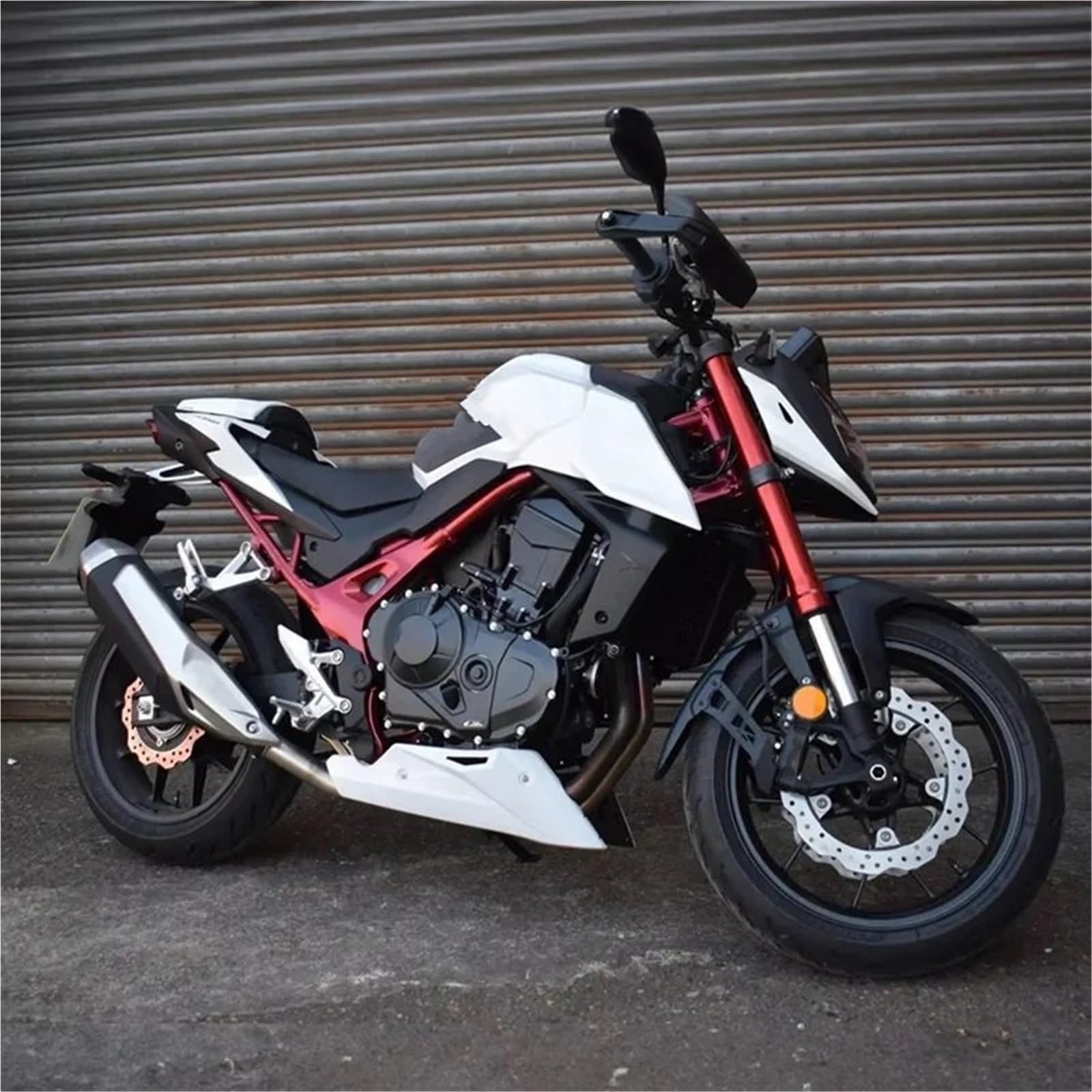 Front Bumper Splitter dachowy Osłona dolnej ramy silnika kompatybilna z modelem Pasuje do Honda CB750 Hornet 2023-2024