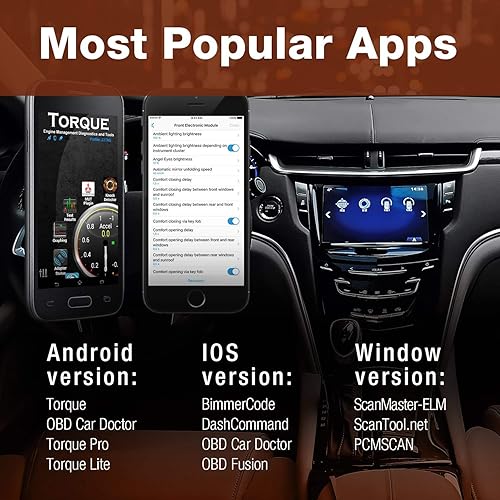 Miniatura 5 de Vgate iCar2 OBD2 Escáner Herramientas de escaneo Interfaz Adaptador Wi-Fi, luz de control del motor, herramienta de diagnóstico de coche para iOS y