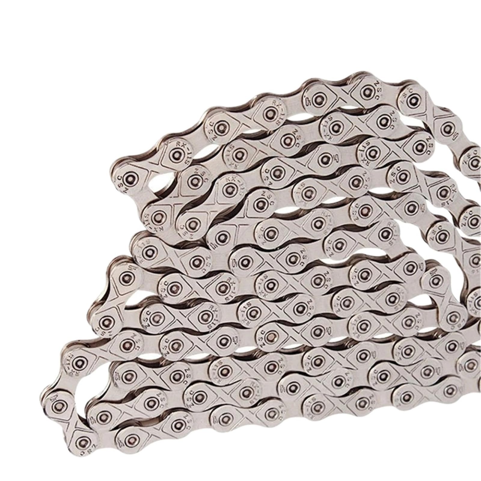 Compatibile con la catena generica for bici da 6-12 velocità | 116 maglie placcate in titanio for MTB da strada 6-12 velocità(11 speed)