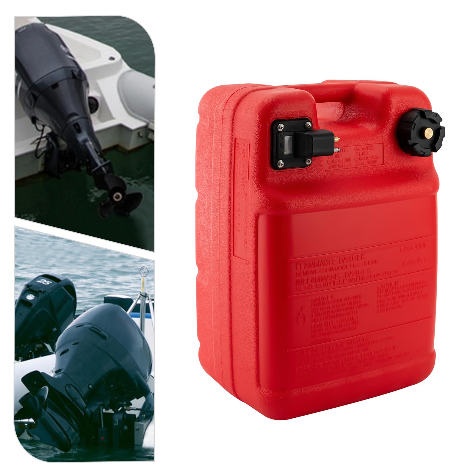 Serbatoio del carburante, 22 litri, contenitore portatile del serbatoio della benzina, tanica del carburante a 5 strati, facile da trasportare, tanica di riserva, tanica di benzina per yacht, barca da
