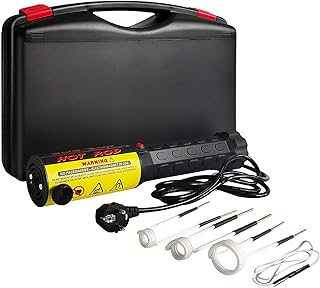 Solary Magnetic Induction Heater, 1000W Flameless Induction Heater Tool with 4 Coils for Rusty Screw Removing