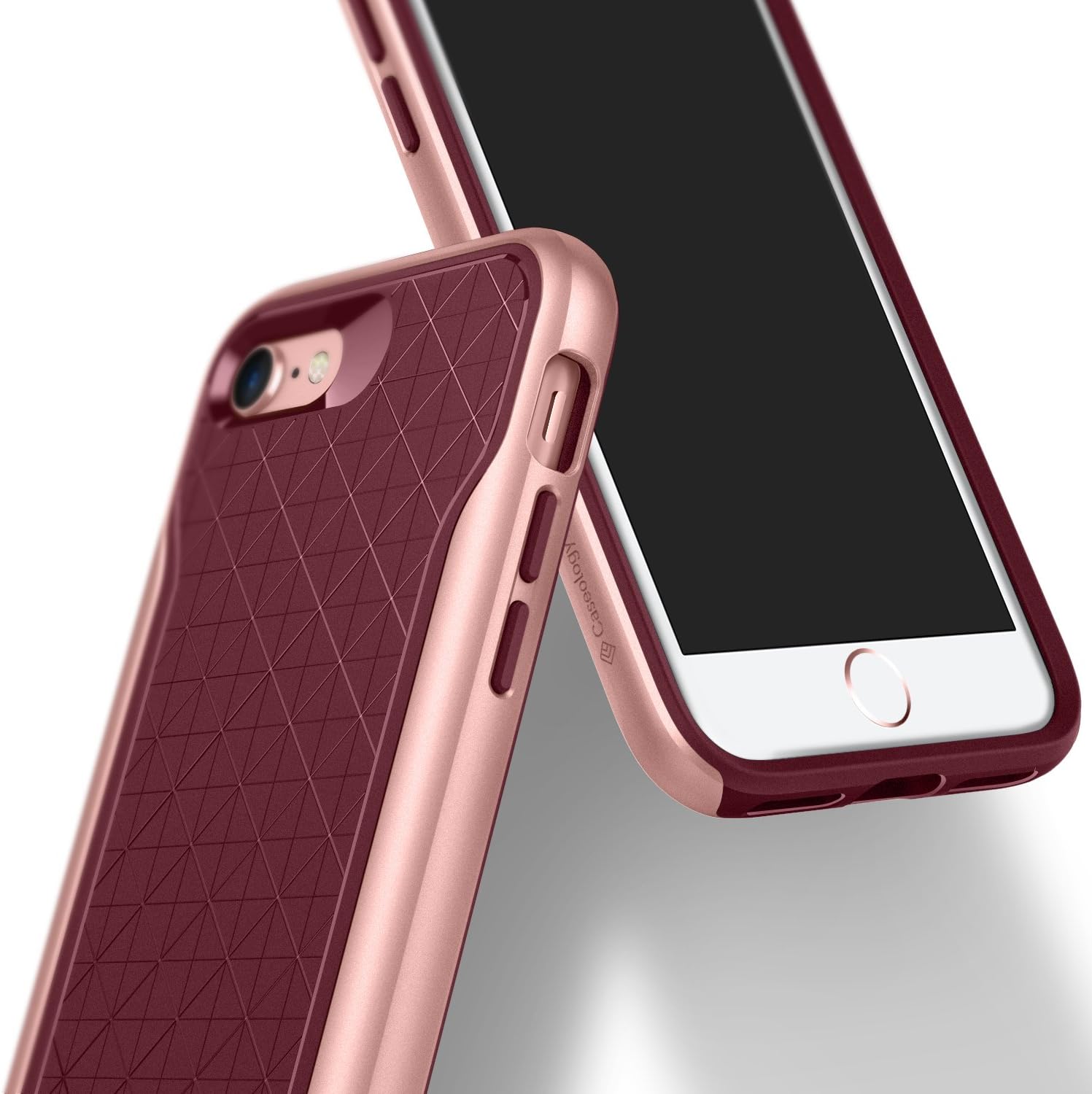 Caseology Apex for Apple iPhone 8 Case (2017) / for iPhone 7 Case (2016) - Burgundy