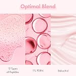 TOSOWOONG Peptide rose 12 PDRN Sérum avec du saumon DNA PDRN 10,320ppm, 12 Peptides, Niacinamide, Luminosité de la peau, Hydratant, Hydrant, Skincare Coréen, 33ml, 1.11 C'est bon.