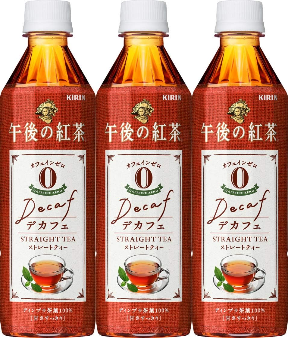 Amazon キリン 午後の紅茶 デカフェ ストレートティー 500mlpet 3本 デカフェ ノンカフェイン 午後の紅茶 お茶飲料 通販