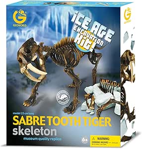 Geoworld - Kit de excavación para la Edad de Hielo, diseño de Esqueleto ...