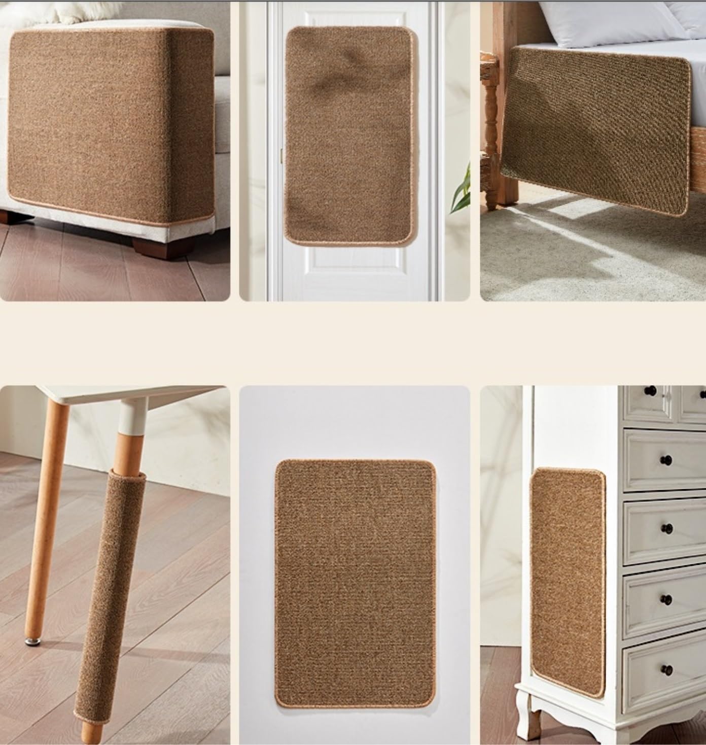 Tiragraffi in Cartone Tiragraffi for Gatti Verticale da Parete, 1 Pezzo, for Gatti da Interni, Fissato al Pavimento Mobili per Animali da Interno(30x60cm)