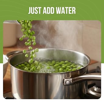 Augason Farms Freeze-Dried Peas Can | Emergency Food Supply, 30 Servings, 30 Year Shelf Life, Great for Cooking, Side Dishes, and Snacks, Dehydrated Meals