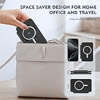 Vista 6 de Wireless Charger iPhone - 3 in 1 Charging Station for Apple Devices for iPhone 17 16 15 14 13 12 Pro Max Plus - Foldable Magnetic Charging Pad for