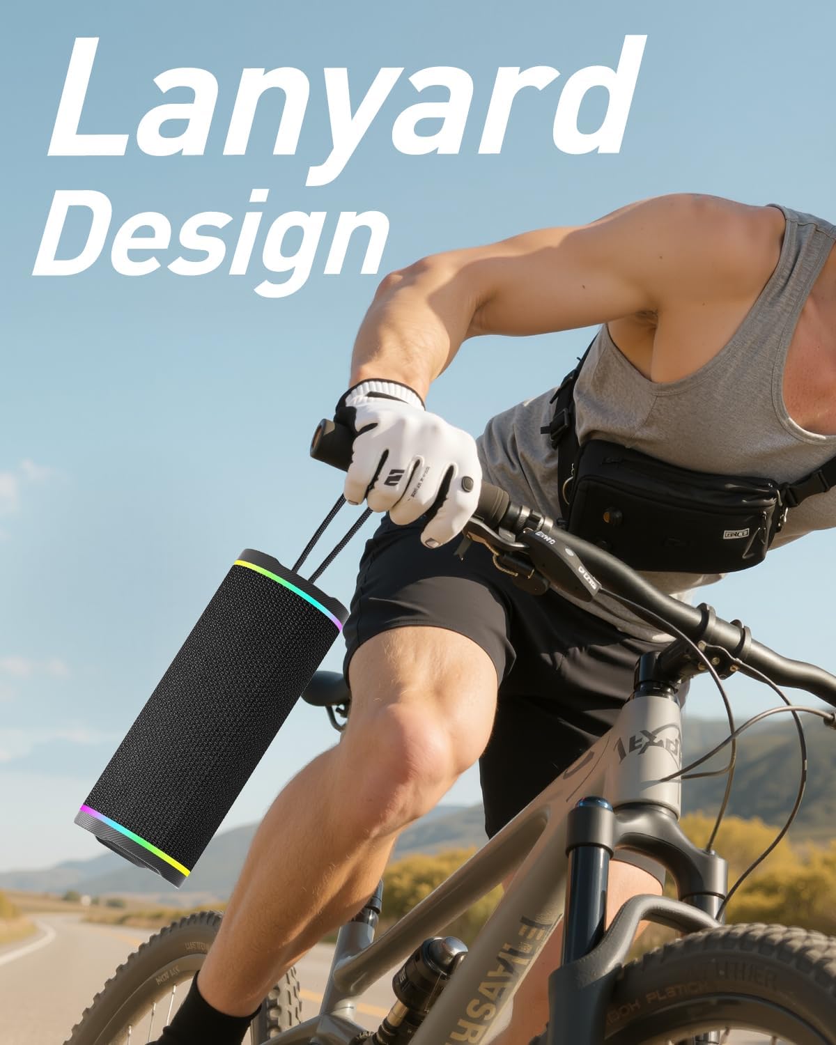 X-Boom Go Portable Bluetooth Speaker, Max 40W Hi-Fi Sound, Dome Tweeter & Track Bass Driver, Dual EQ Modes, IP65 Waterproof, RGB Light Show, TWS Stereo Pairing, Bluetooth 5.4, 10H Playtime - Image 7