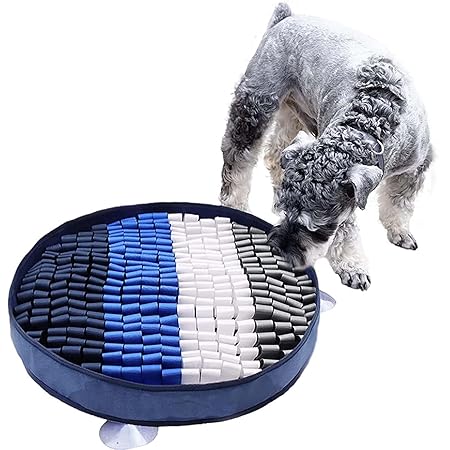 Amazon ドッグトレーナー推薦 犬 おもちゃ ペットおもちゃ 犬用 知育玩具 にんじん ノーズワーク ノーズワークマット おやつ隠し 訓練毛布 ペット 犬 ストレス解消 嗅覚訓練マット 噛む 犬おもちゃ ペットグッツ 訓練毛布 嗅覚訓練マット ストレス解消 ブルー