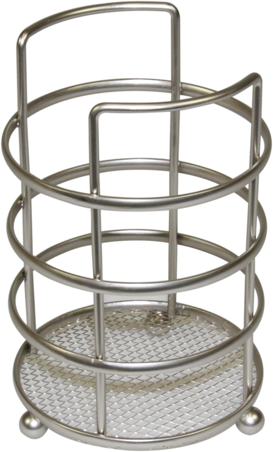 Home Basics Satin Nickel Collection Cutlery Holder