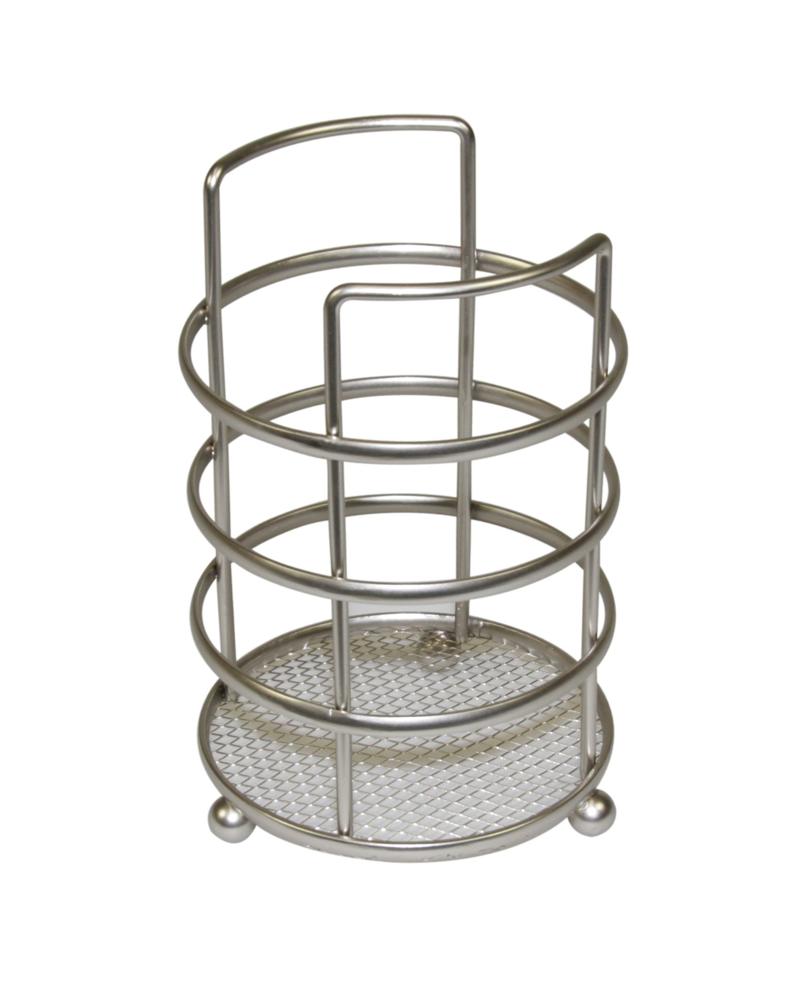 Home Basics Satin Nickel Collection Cutlery Holder