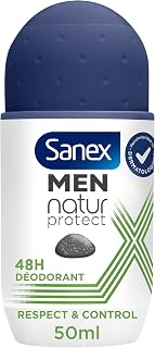 Sanex, Deodorant Homme Pierre d'Alun, Natur Protect, 50 ml | Déodorant bille anti-traces blanches, Efficacité anti-odeurs ...