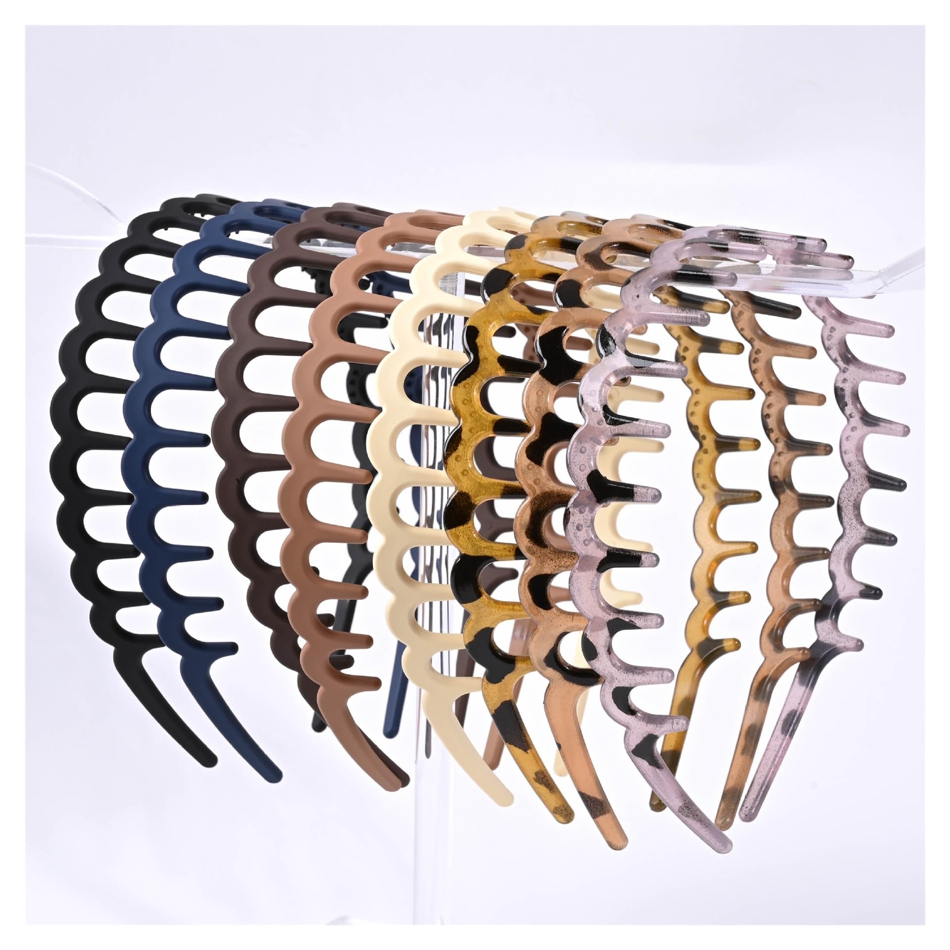 10pcs Women's Summer Hairband With Teeth Para Mujer
