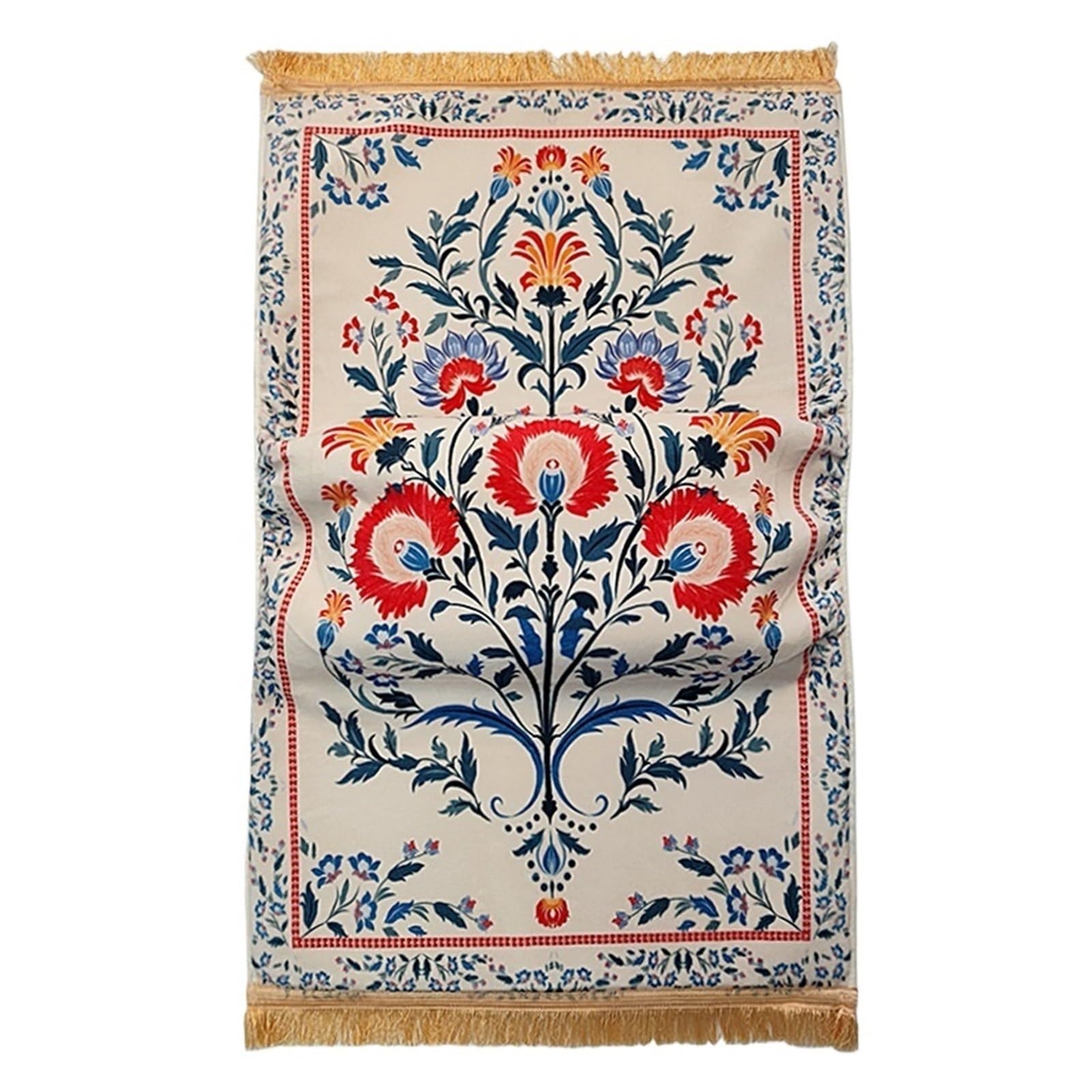 Tapis de prière Extra épais de 8CM, Grand Tapis en Velours antidérapant for Salon, Tapis de Prostration Doux for décoration de Maison, Cadeau, 1 pièce(B)
