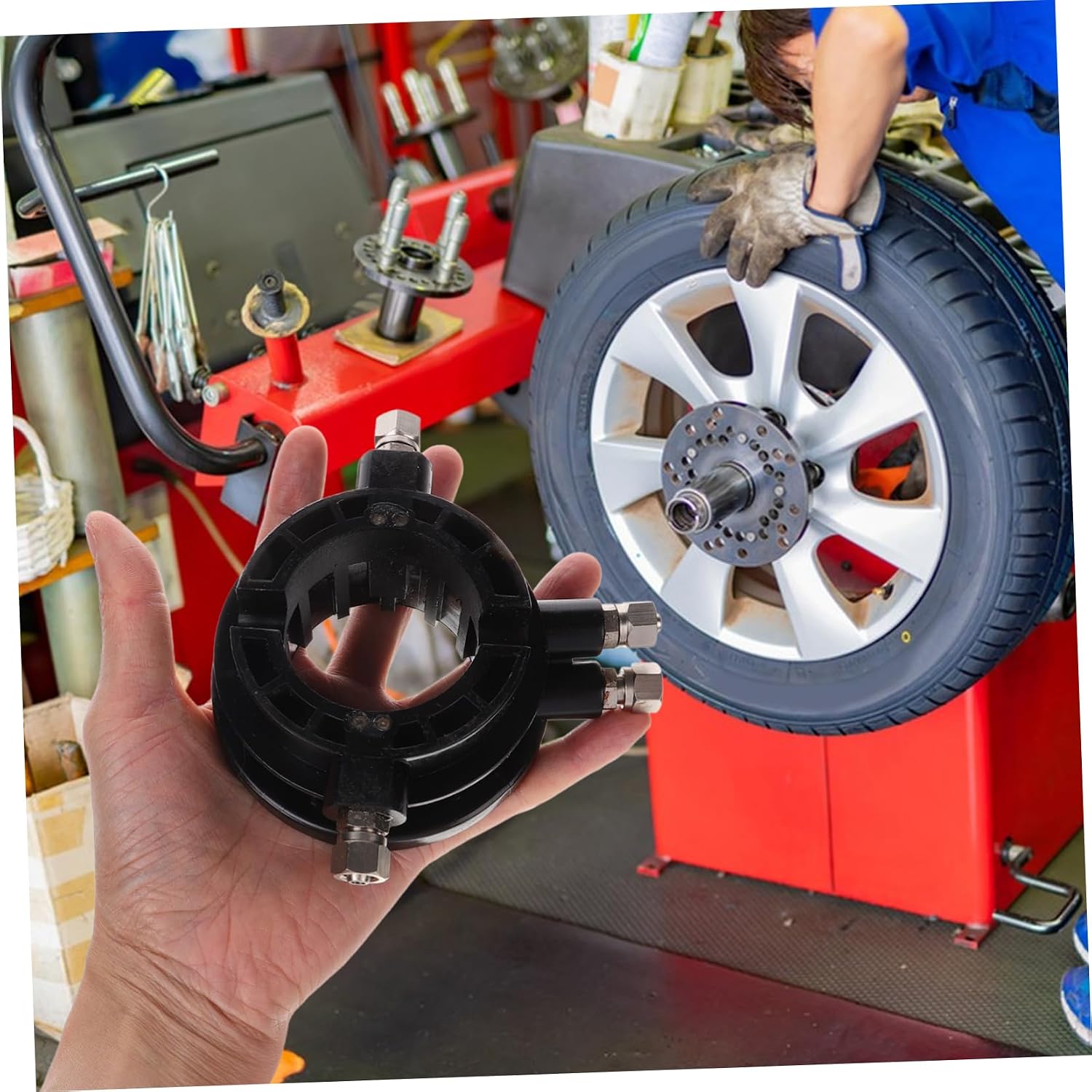 Alipis Tire Changer Parts Air Distribution Quick Valve Tire Air Control Valve