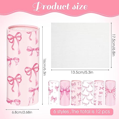 Miniatura 9 de Outus 12 piezas de pañuelos para automóvil del día de San Patricio con 3 capas de tejido facial a granel con temática de trébol cilíndrico, cajas de