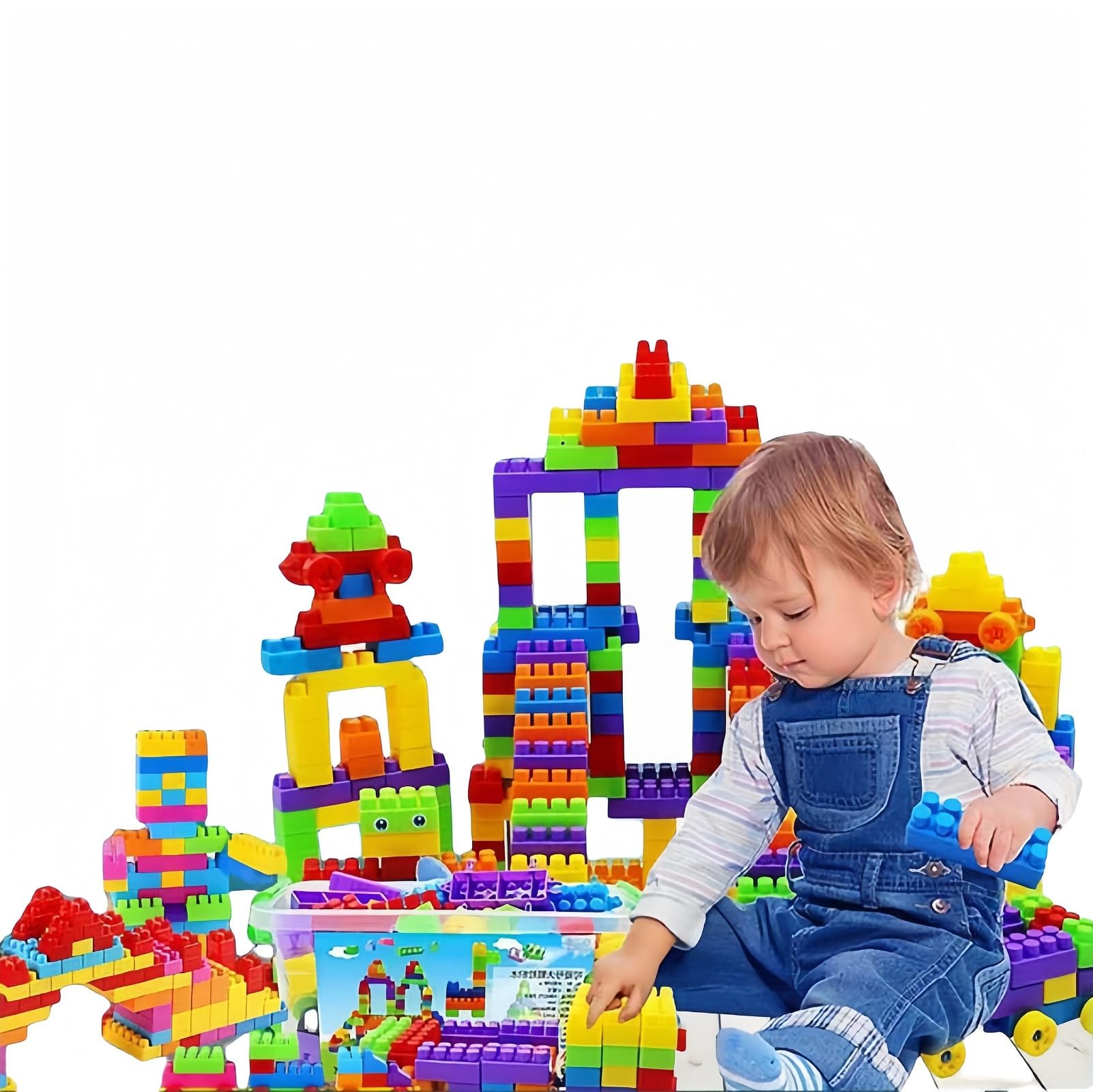Amazon.co.jp: Ziuuihu大型ブロック 子供ブロック ブロック おもちゃ