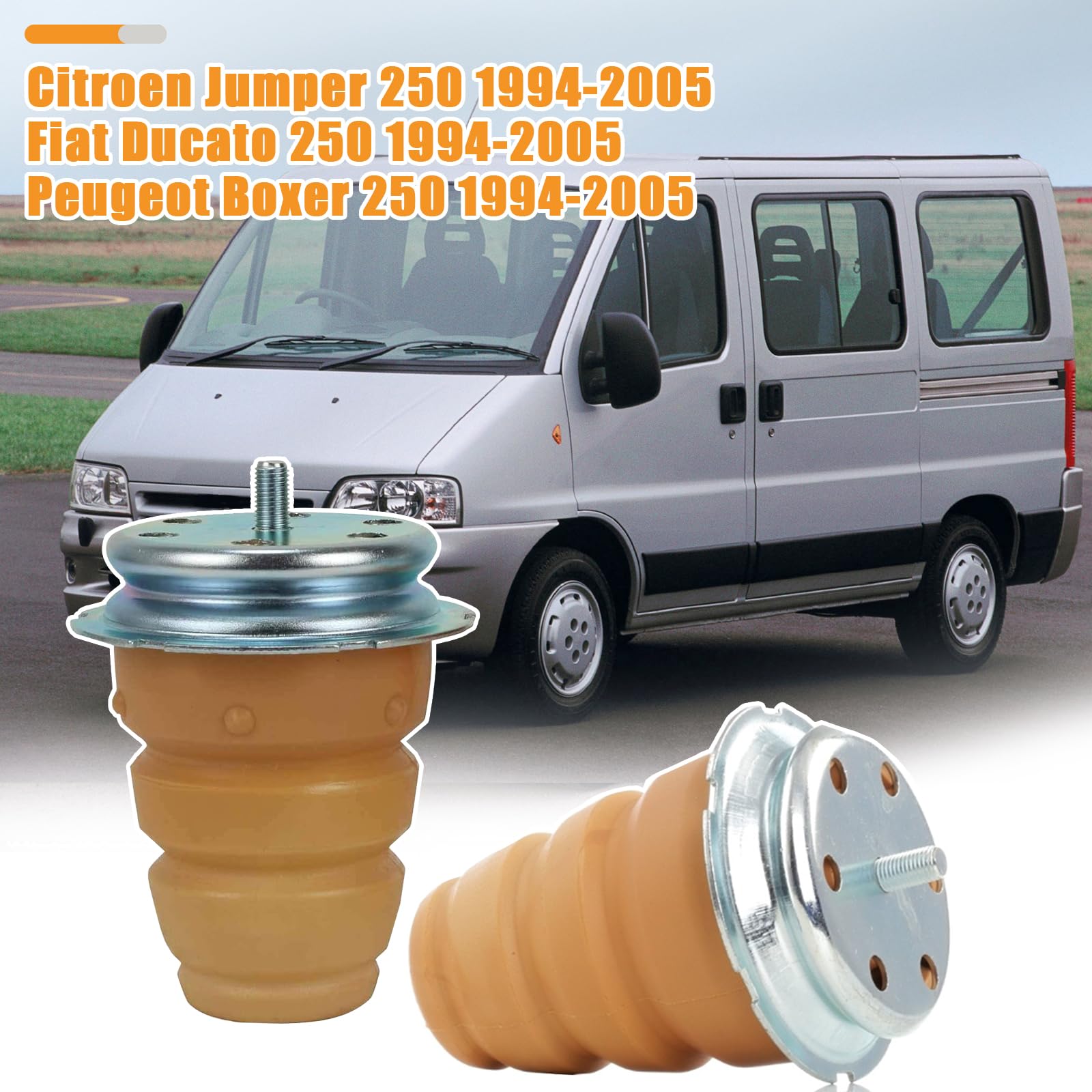 Limitatore Sospensione Posteriore, Cuscinetto in Gomma per Jumper 230 1994-2005 Fiat Ducato 230 1994-2005 Peugeot Boxer 230 1994-2005 1311826080 5166.50 516650