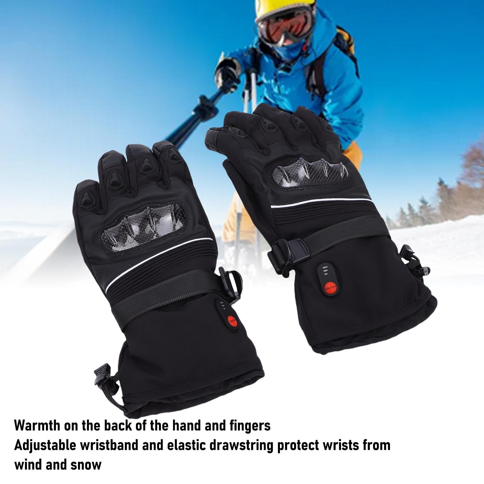 Riscaldati USB Ricaricabili per Uomo e Donna – Scaldamani Elettrici con Doppia Batteria per Ciclismo, Sci, Snowboard Ed Escursionismo