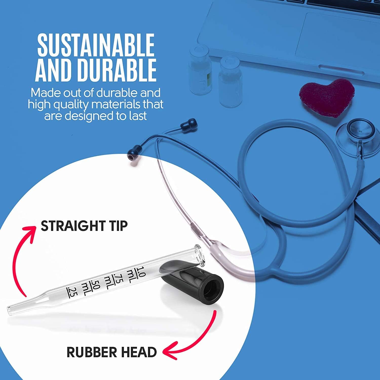 Gеt Sресіаl Prісе Glass Medicine Dropper - Bulk Pack of 20, Straight-Tip Calibrated 1 ml Capacity Black Rubber Head Pipette Droppers with Highly-Functional Suction That Hold Fluids Medicines and Essential Oils Suреr Brаndѕ Glass Medicine Dropper - Bulk Pack of 20, Straight-Tip Calibrated 1 ml Capacity Black Rubber Head Pipette Droppers with Highly-Functional Suction That Hold Fluids Medicines and Essential Oils