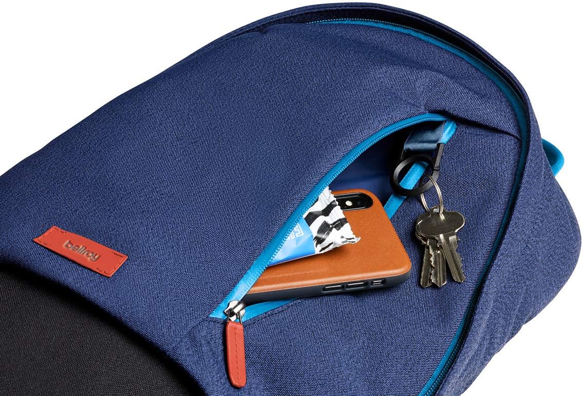 Exclusive Discount 70% Price Bellroy Campus Backpack (Slim College Backpack, Protect Sleeve for Laptops Up to 15 Inch, Internal Organization Pockets) - Blue Neon