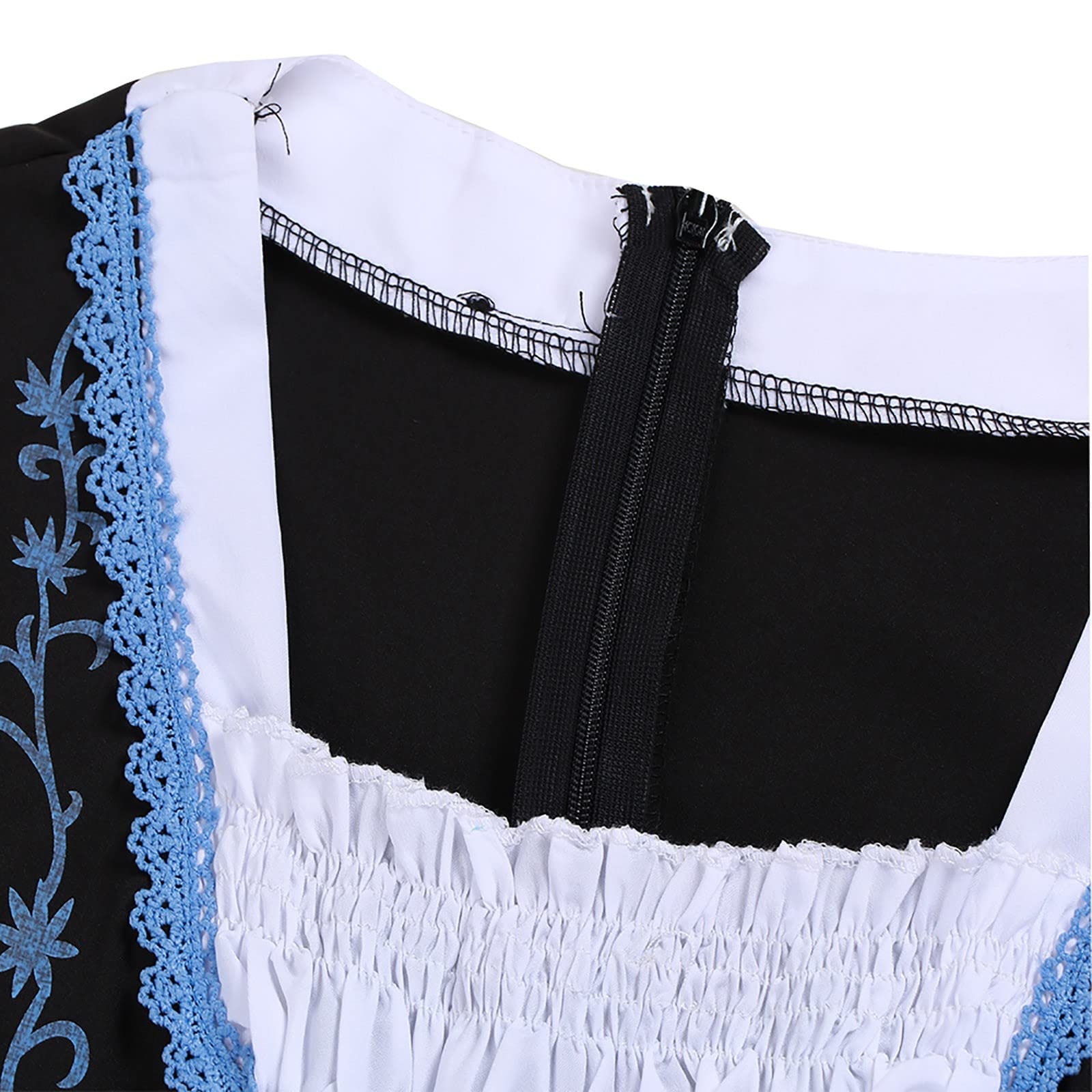 Dirndl - Abito tradizionale bavarese da donna, per Oktoberfest, per occasioni speciali, abito tradizionale Dirndl, abito corto per Oktoberfest, tre pezzi