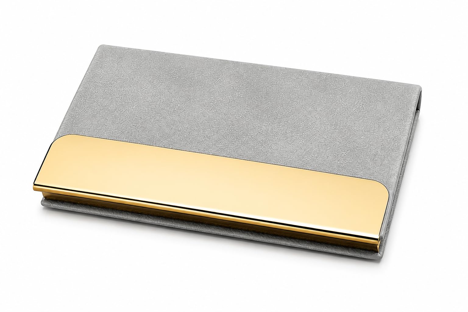 HRP Creations Premium Metal Card Holder Wallet | Slim RFID Blocking Card Case | Business Card & Credit Card Organizer | Unisex Pocket Wallet (Grey)-image-22