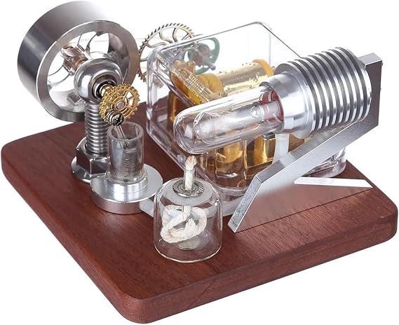 Engine Model Rotating Mechanical Music Box Science Experiment Engine Adults Engine Models Hobbies