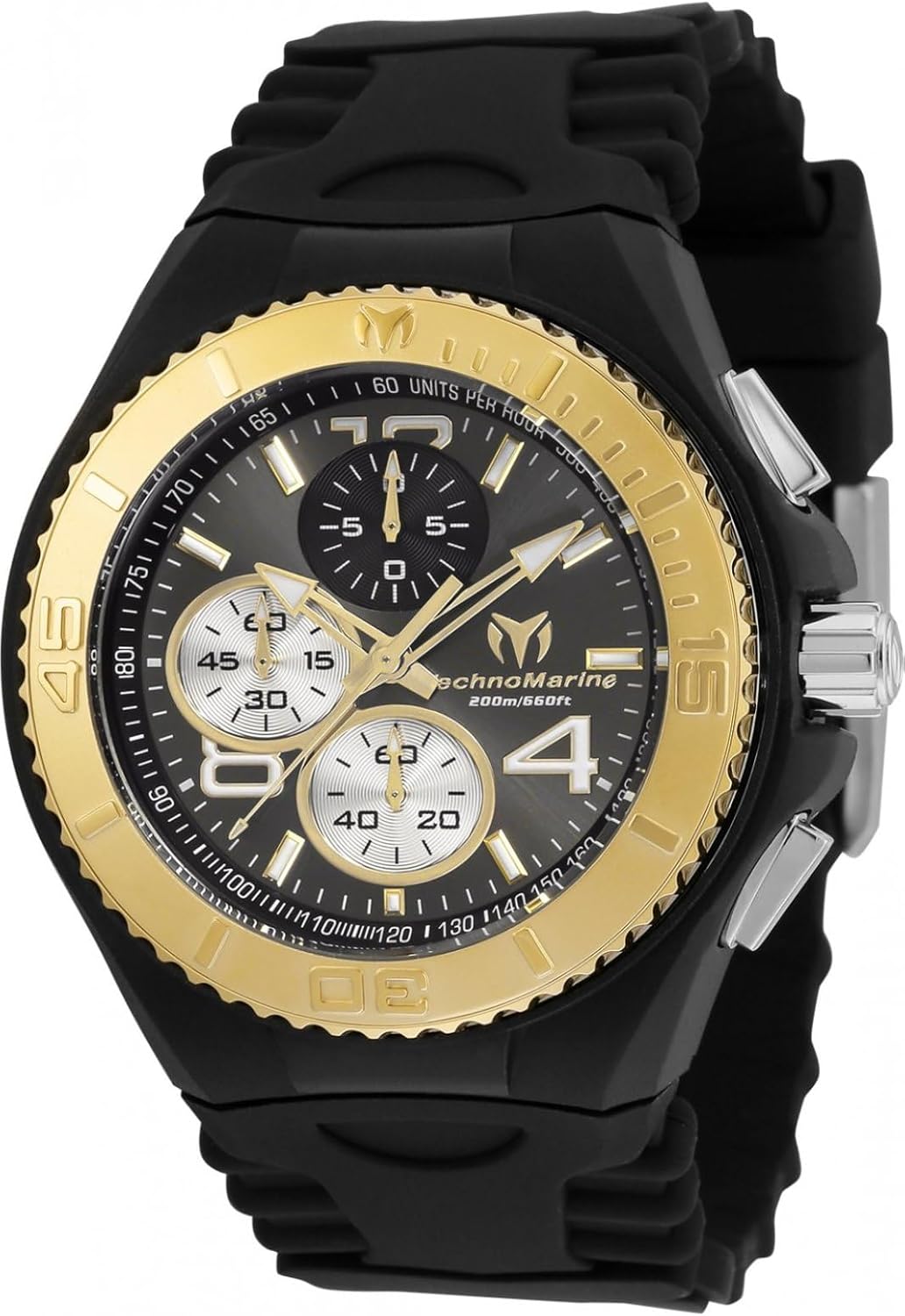 Technomarine Men's TM-115149 Cruise Analog Display Quartz Black Watch
