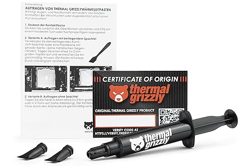 Vista 21 de Thermal Grizzly Kryonaut grasa térmica en pasta, 0.03 onzas