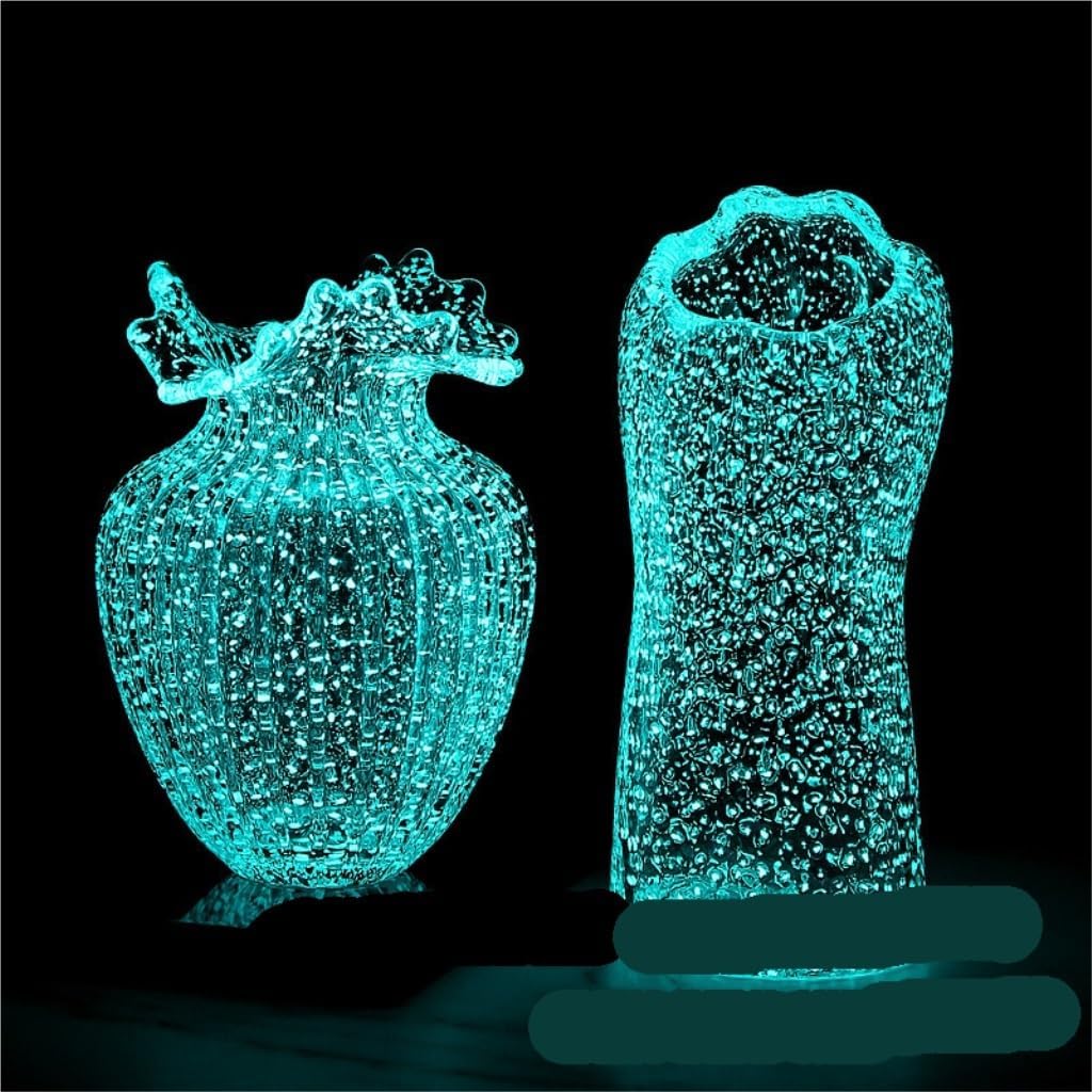 ドイツ クリスタルガラス花瓶 色披 大型 高さ約40cm ドイツ クリスタル