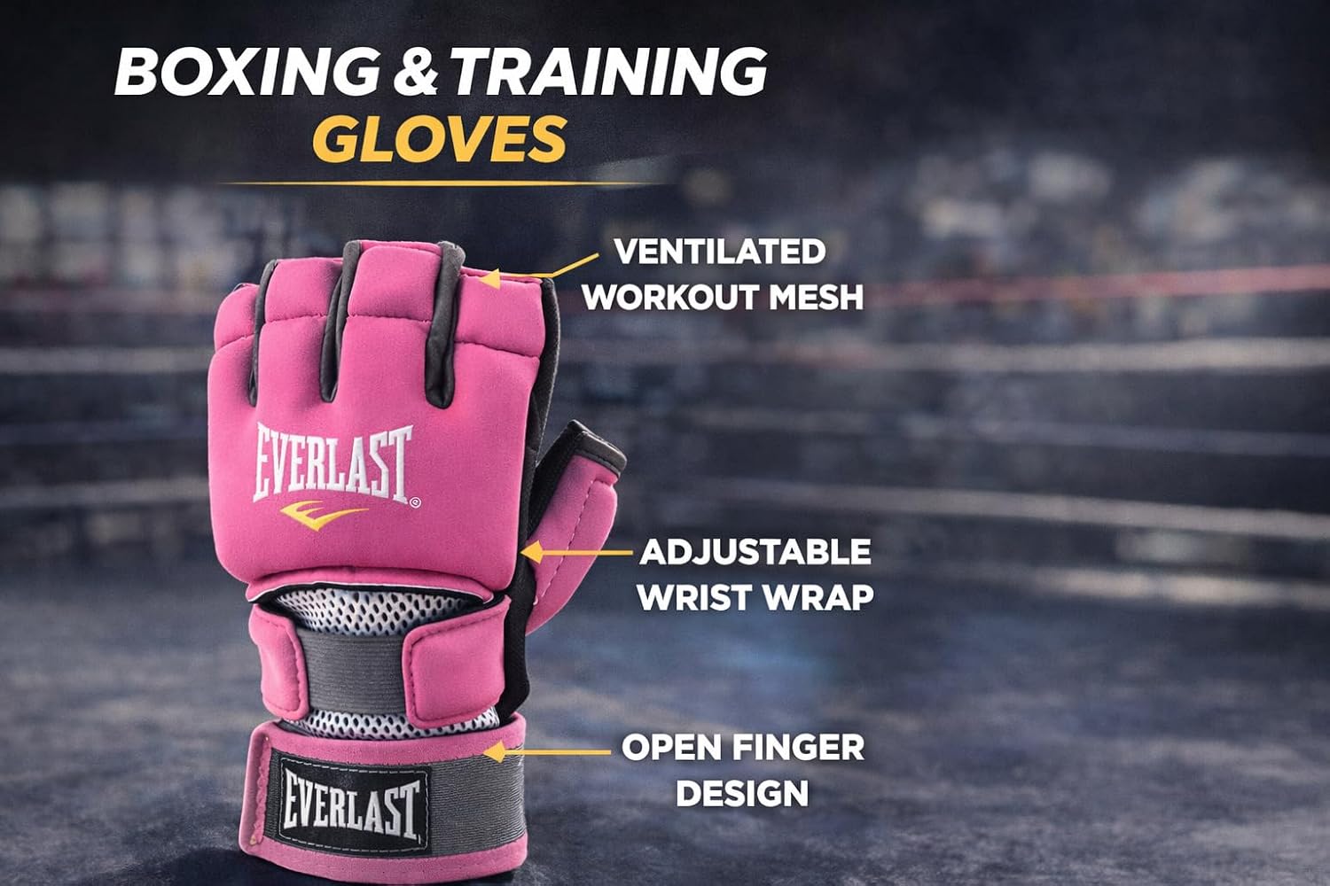 Everlast 1200029 Kickboxing Glove Pink