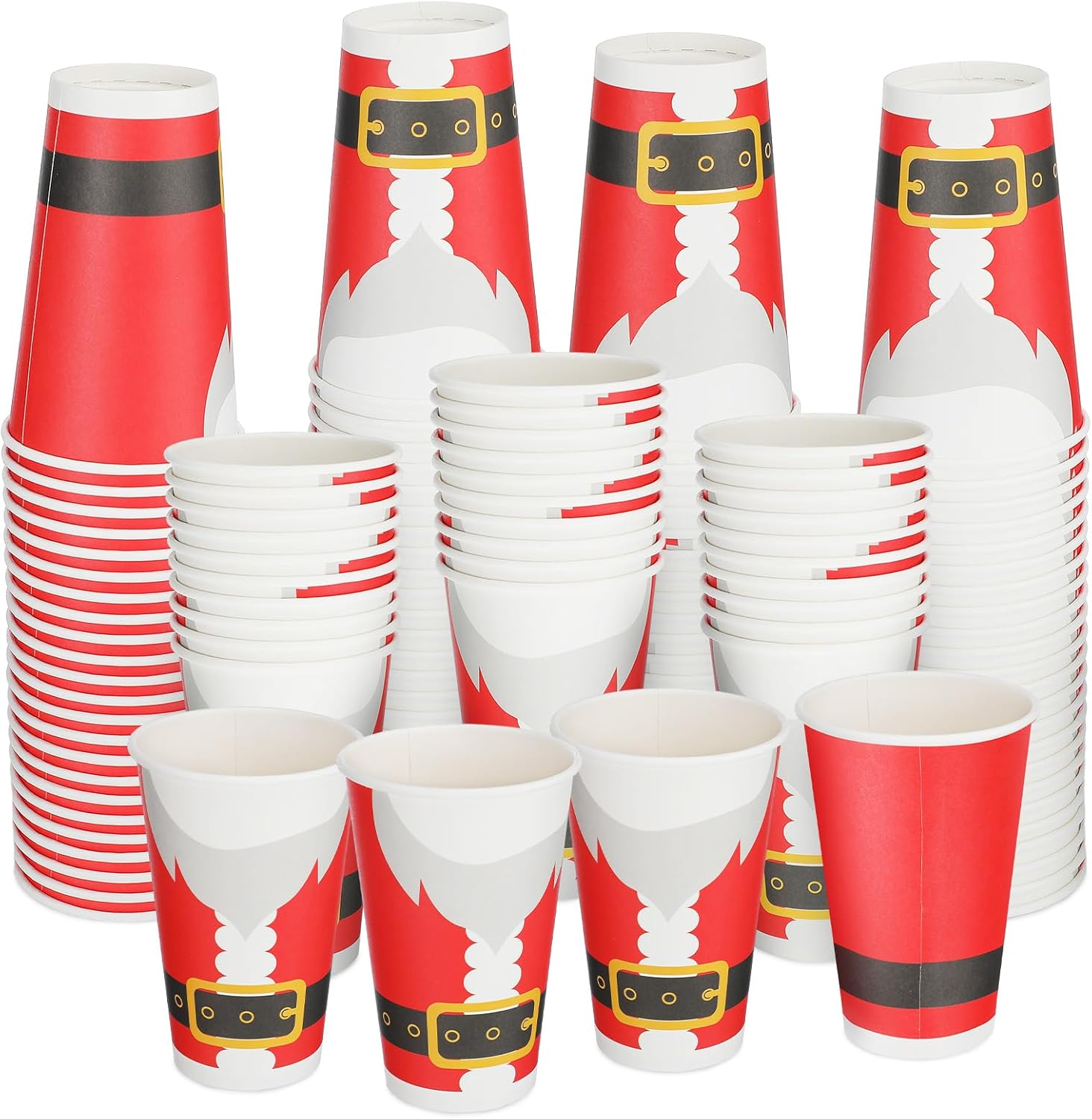 Sliner 60 Pcs 16 oz Disposable Christmas Cups Christmas