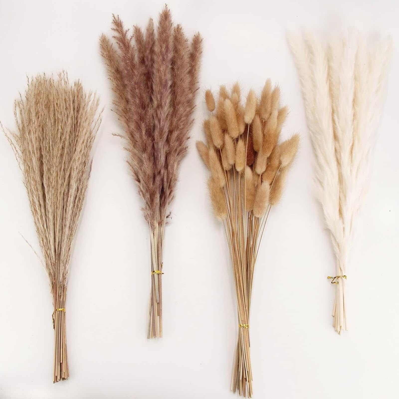 Bouquet Di Fiori Secchi Decorativi Per Vaso, Pampas Decorativi, Lavanda Essiccata E Spighe Di Grano Decorative, Fiori Finti Per Decorazioni Casa, Tavola, Feste E Matrimoni