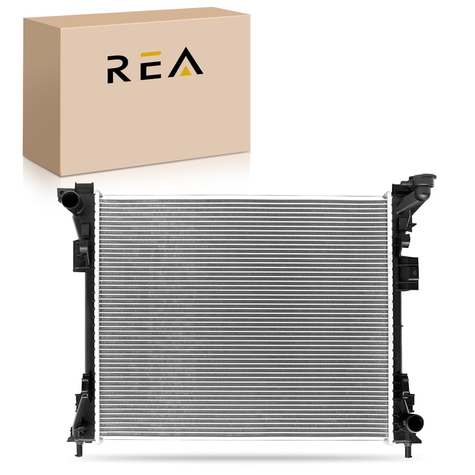 engine coolant radiator assembly compatible with dodge grand caravan 2008-2020 & chrysler town & country 2008-2016 & ram c/v 2012-2015 & vw routan 2009-2014