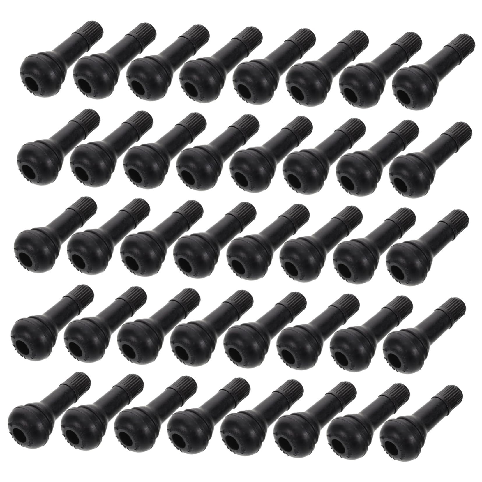 Cabilock Steli Valvola Pneumatico Tr414 in Gomma Nero 100 Pezzi | Lega di Zinco, Tenuta Elevata e Resistenza Ambientale, per Veicoli, Accessori di Ricambio Automotive