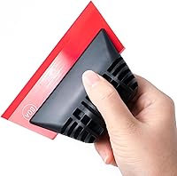 Vista 3 de FOSHIO Escobilla de goma con mango antideslizante de PPF para limpieza de ventanas, puerta de cristal de ducha, escobilla de goma para parabrisas