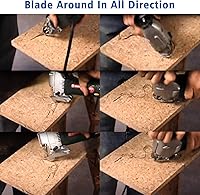 Vista 4 de Pie de afrontamiento para sierras de calar, herramienta de carpintería de alta eficiencia compatible con la mayoría de sierras de calar