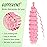 Eerya Long Pink Curly Braiding Hair 18 Inch 2 Packs Ocean Wave Crochet Hair for Black Women Deep Wave Braiding Hair for Boho Braids (18 inch, Pink)