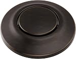Delta Faucet Air Switch for Disposal Black, Air Switch for Garbage Disposal, Air Switch Kit, Air Switch Button, Matte Black 72050-BL