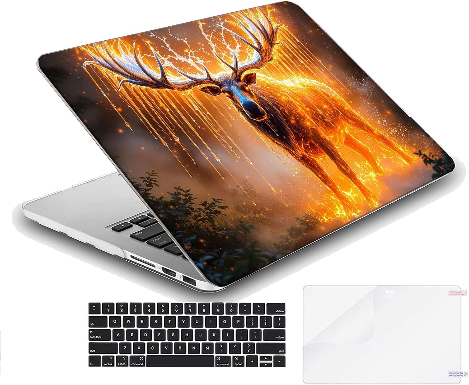 Compatible with MacBook Neo 13-inch, Hard Shell Case with Keyboard Cover and Screen Protector (A3404 A18 Pro chip, 2026 Release) - Deer MC21528