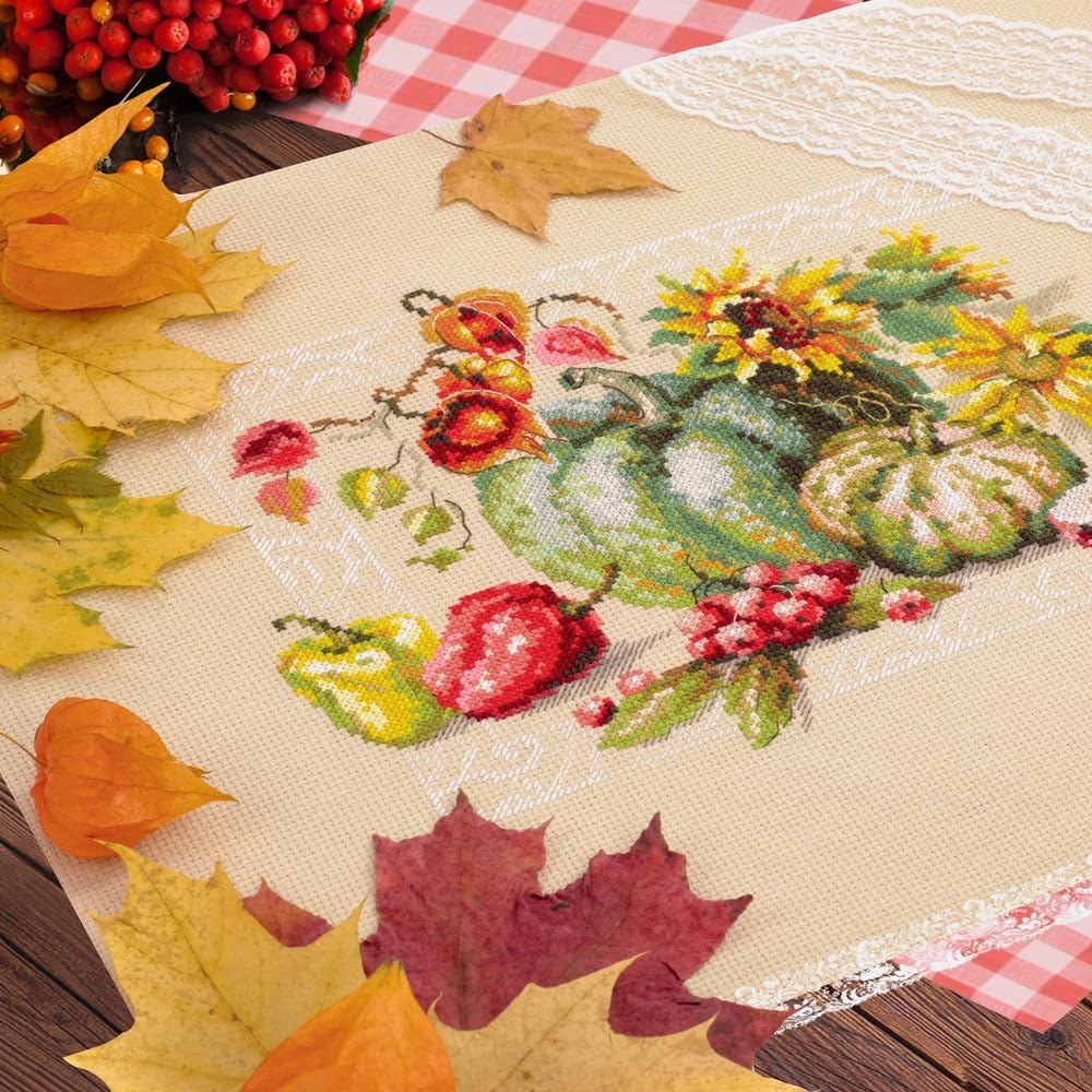 Wizardi Counted Cross-Stitch Kit Autumn Gifts 120-112 Magic Needle